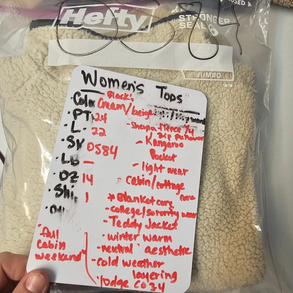 Boxercraft Womens S Sherpa Fleece‎ 1/2 Zip Sweater Cream Cozy Cottage Neutral - Picture 10 of 10